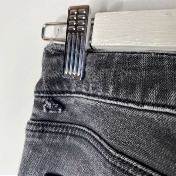 Zara Basic Denim Washed Black Side leg studs - Picture 9 of 9
